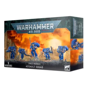 Warhammer 40K Miniature Kit - Space Marines: Assault Sqaud