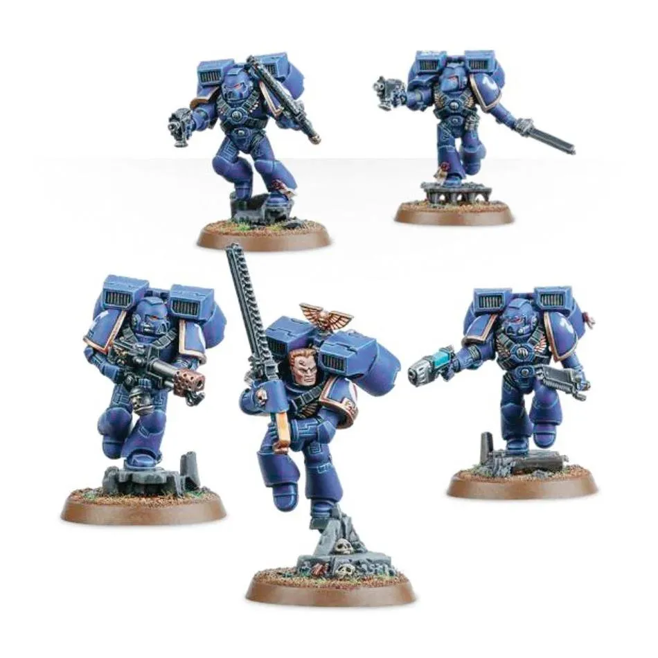 Warhammer 40K Miniature Kit - Space Marines: Assault Sqaud