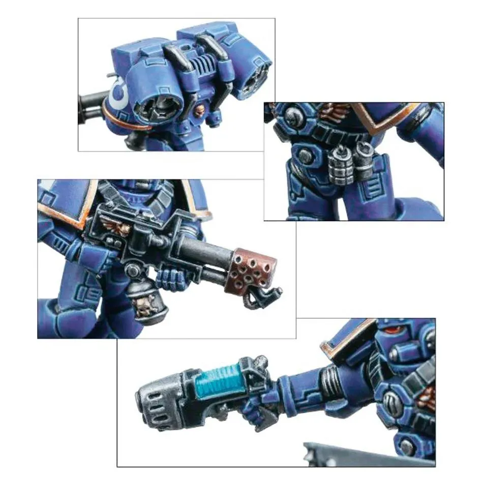 Warhammer 40K Miniature Kit - Space Marines: Assault Sqaud