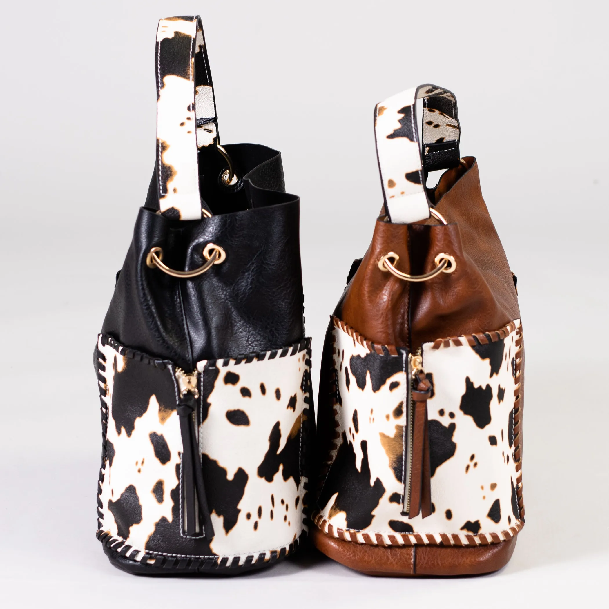 Wildest Dreams Cow Handbag - Black