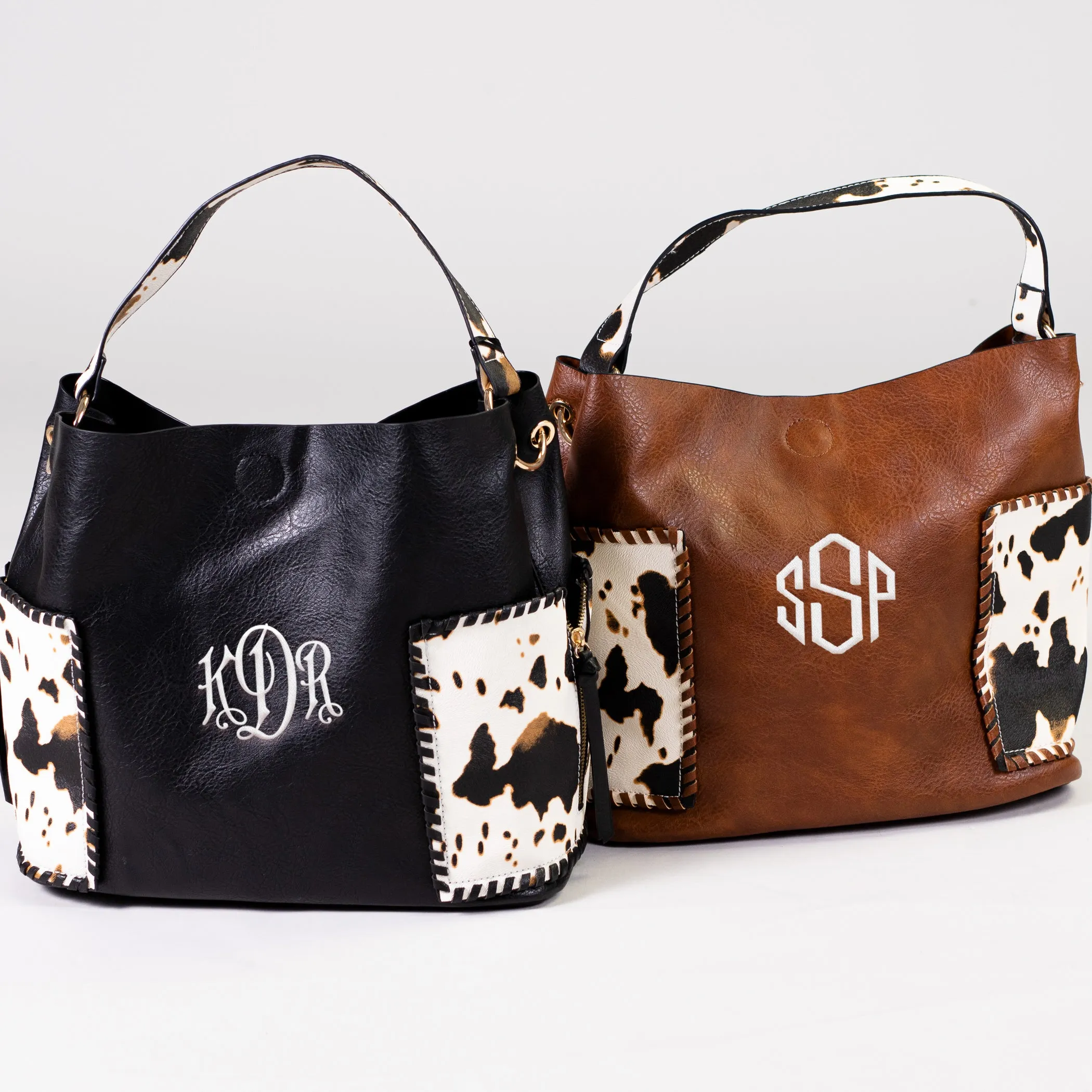 Wildest Dreams Cow Handbag - Black