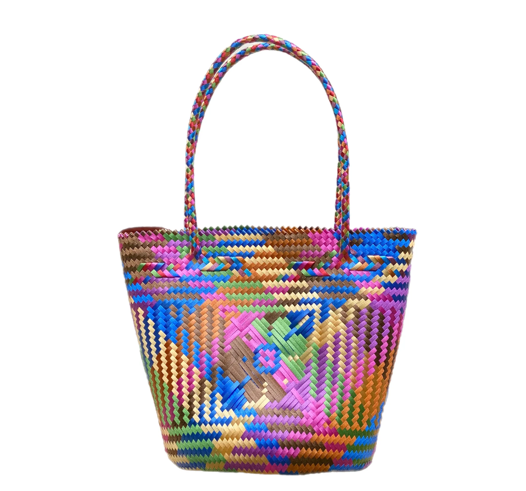 Woven Tote- Medium - Multi