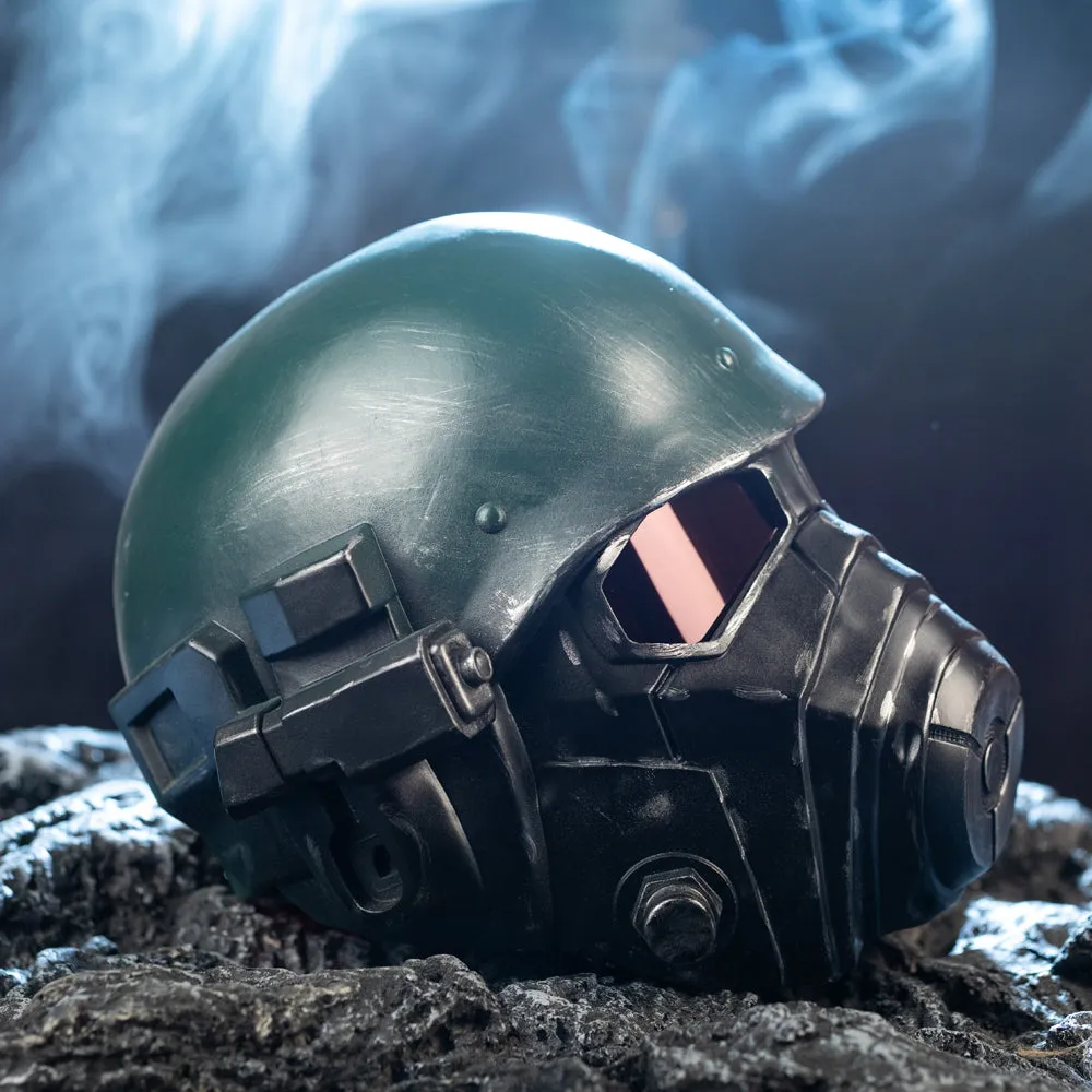 Xcoser Fallout 4 NCR Veteran Ranger Riot Gear Helm Harz Fallout Maske Halloween Cosplay Helme