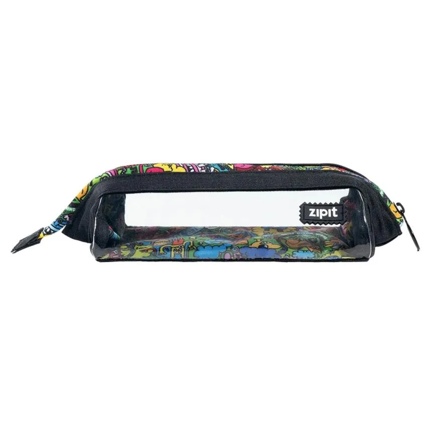 ZIPIT Pencil Case - Clear Lenny